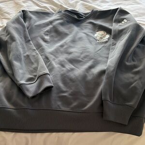 Adidas Brown University Men's Soccer XL Crewneck Sweater in Gray